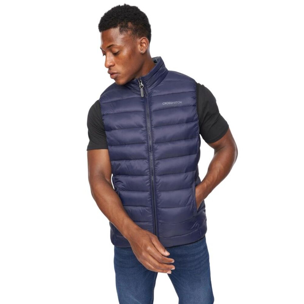 Crosshatch Mens Gattering Vest / Olive